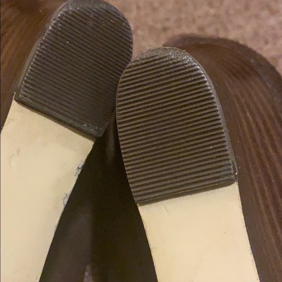 Lands end suede wedge shoes size 9 - Picture 4 of 6